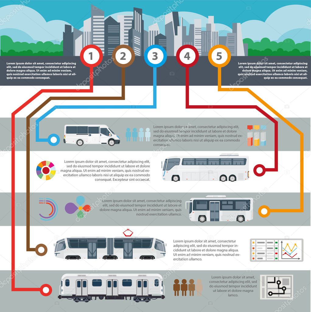 Public transport statistics banner