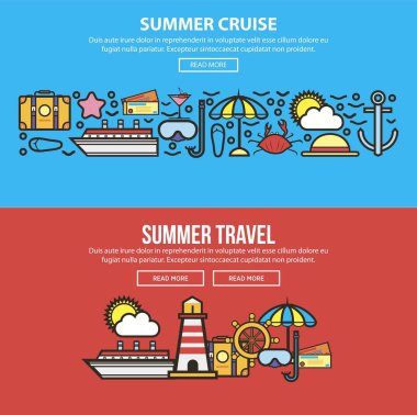Deniz cruise seyahat afiş 