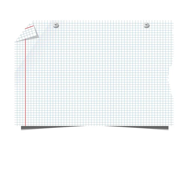 Blank sheet squared — Stock Vector