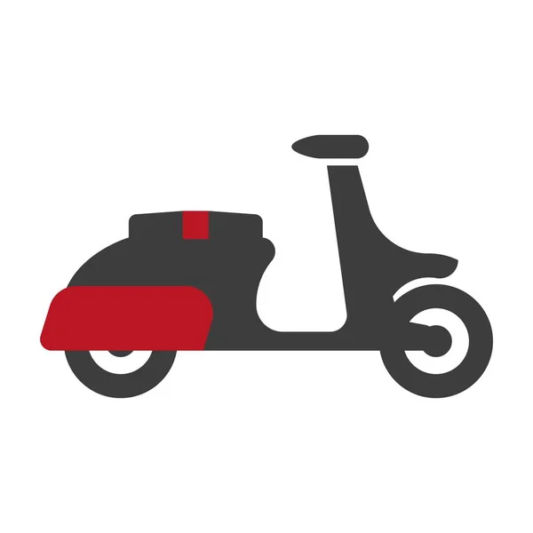 Logotipo gráfico da motocicleta da entrega —  Vetores de Stock