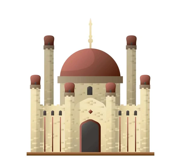 Ancien château en pierre — Image vectorielle