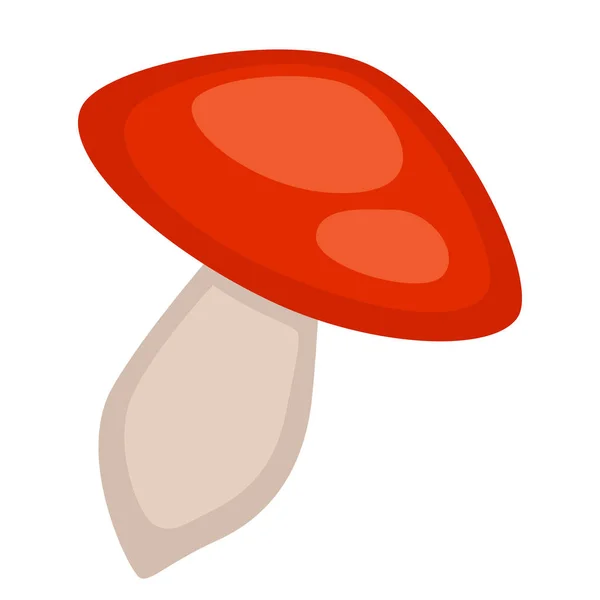 Mashroom kreskówka z red hat — Wektor stockowy