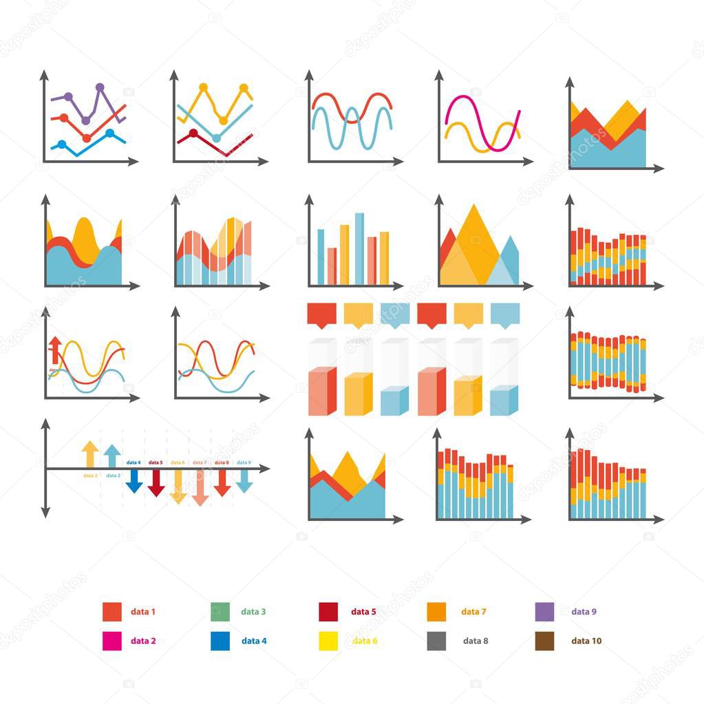 Infographic collection of charts