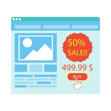 Düğme mavi Web sitesinde satın