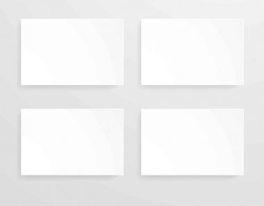 Mockup şablon afiş için 