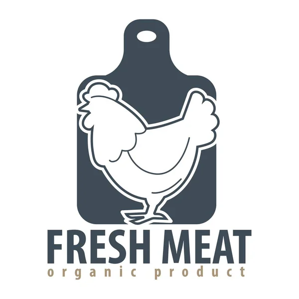 Conceito de carne fresca — Vetor de Stock