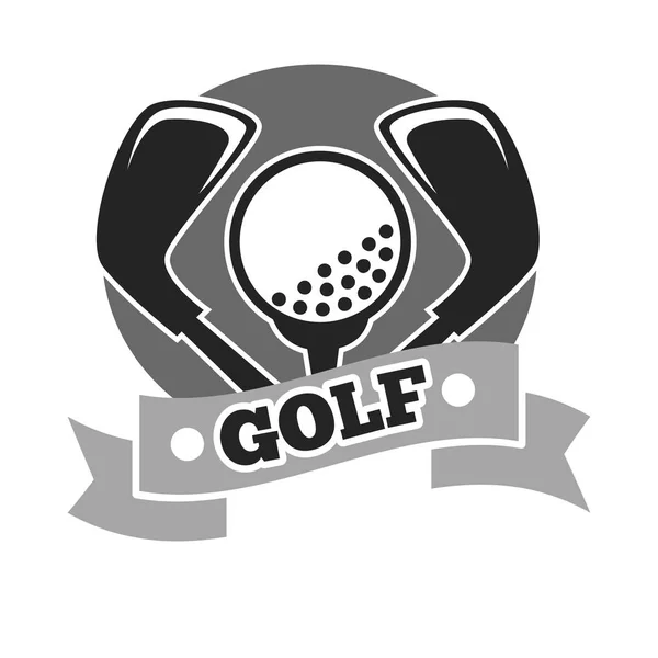 Logo des Golfclubs — Stockvektor