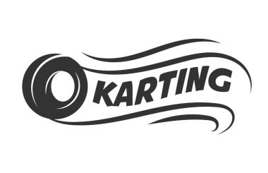 Karting kulübü logosu şablonu 