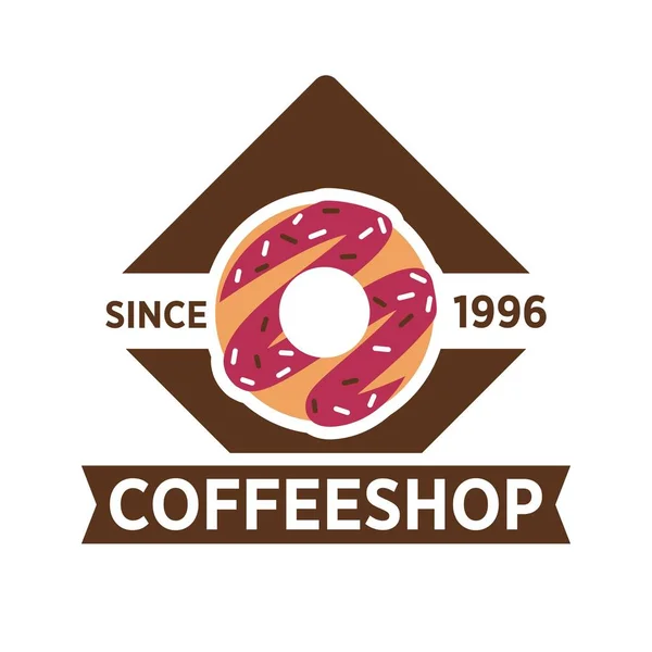 Vorlage für Coffeeshop-Logo — Stockvektor