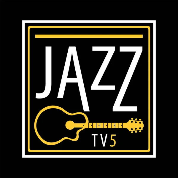 Logo saluran Jazz - Stok Vektor
