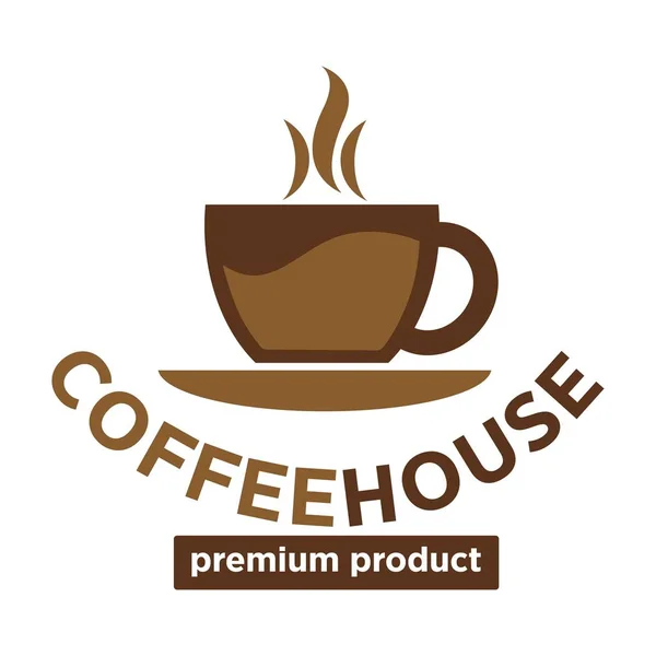 Modèle de logo Coffeehouse . — Image vectorielle