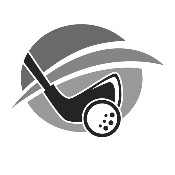 Vorlage für das Logo des Golfclubs — Stockvektor