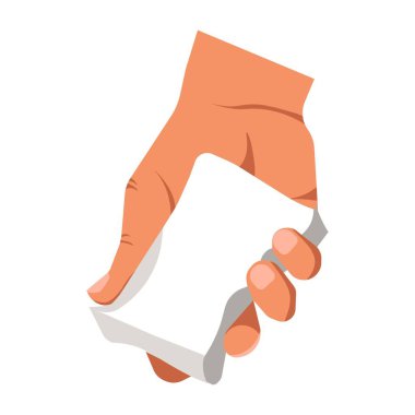 el temizliği için beyaz toz bezi tutarak