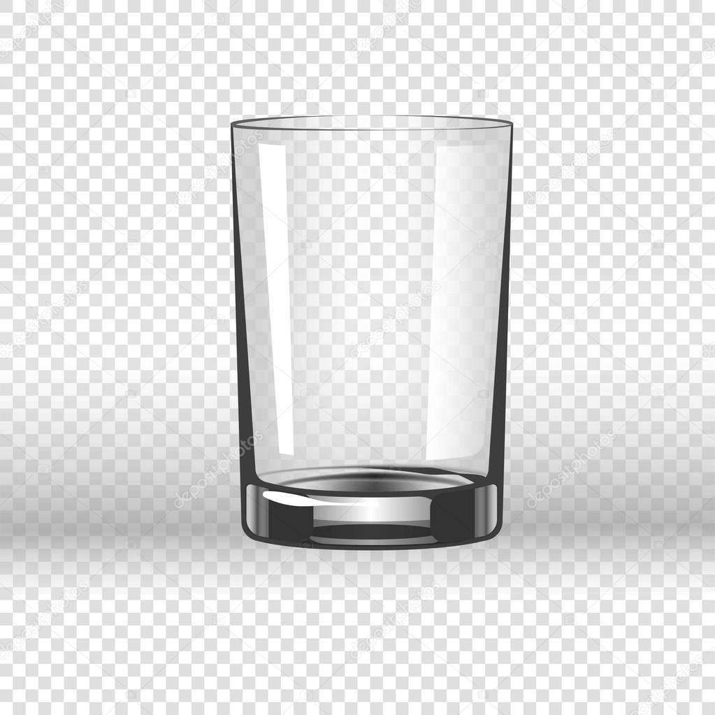 empty drinking glass cup