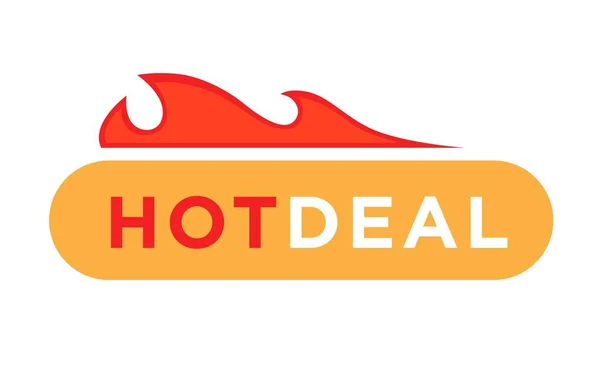 Hot Deal Rabattpreis — Stockvektor