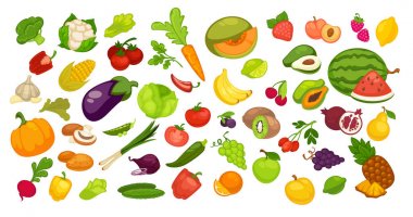 Doğal organik meyve ve sebze 