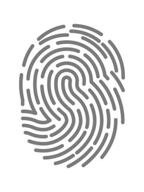 Parmak izi sarmal çizgiler 