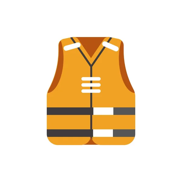 Safety orange vest — Stock Vector
