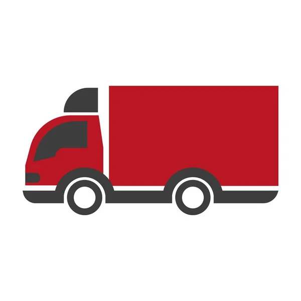 Logo plat camion — Image vectorielle