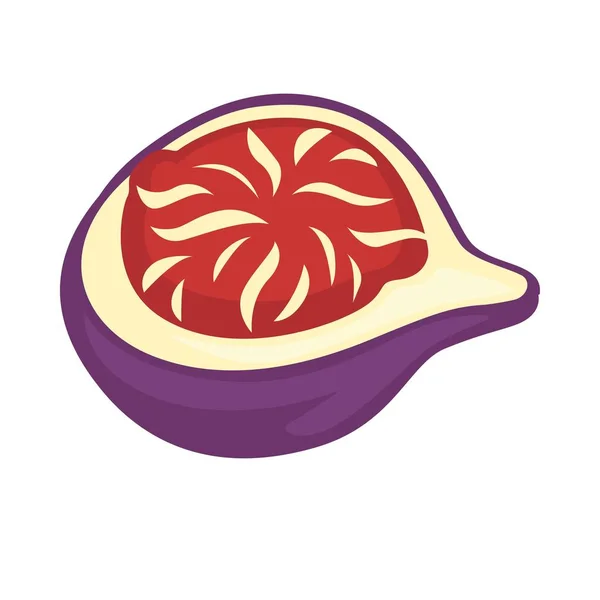 Fig fruit of zoete granadilla — Stockvector