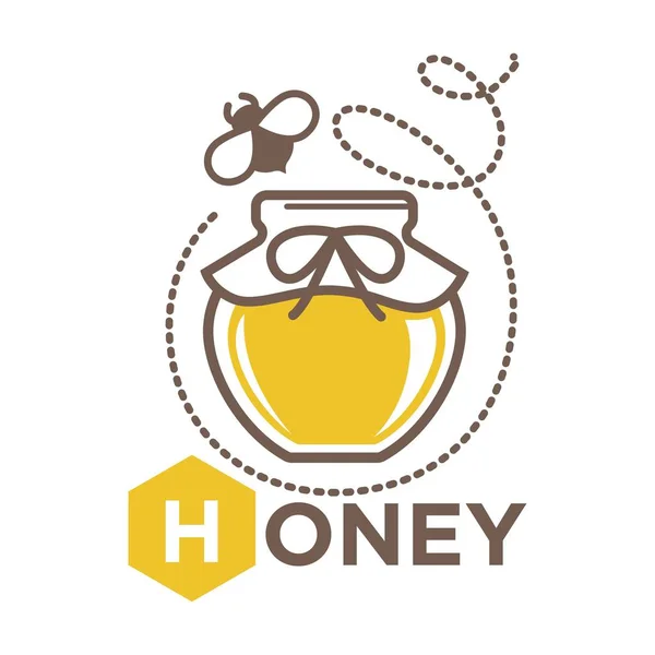 Organic sweet honey — Stock Illustration Organic sweet honey Stock Vector
