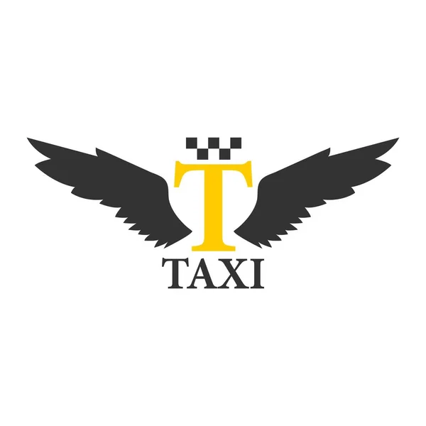 Business class taxi logotype — Stock Vector