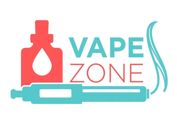 Logotipo de la zona Vape — Vector de stock