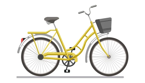 Véhicule à pédale de vélo — Image vectorielle