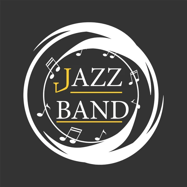Cartel de arte musical Jazz — Vector de stock