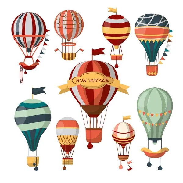 カラフルな気球 — ストックベクタ