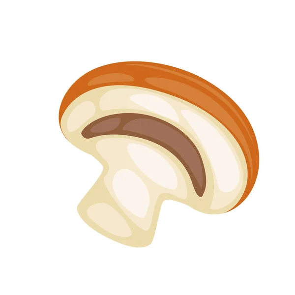 半片蘑菇 — 图库矢量图片