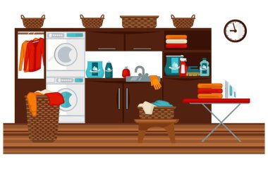 Çamaşır odası ve mobilya