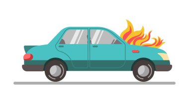 Araba motor yanma ile