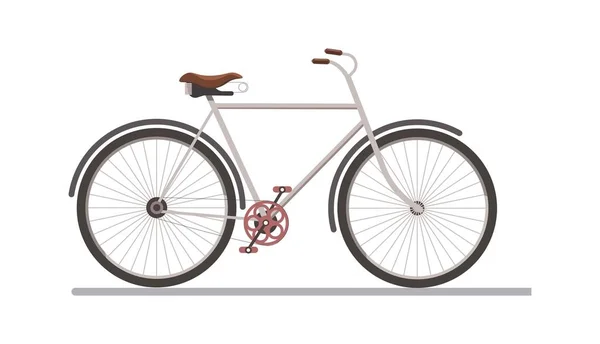 Bicicleta gris — Archivo Imágenes Vectoriales