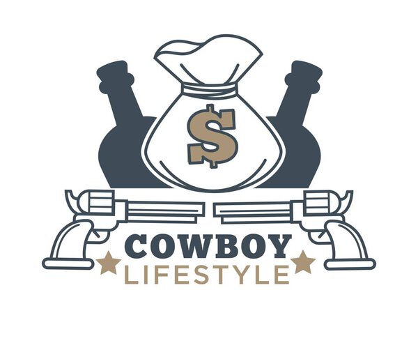 Знак образа жизни ковбоя
