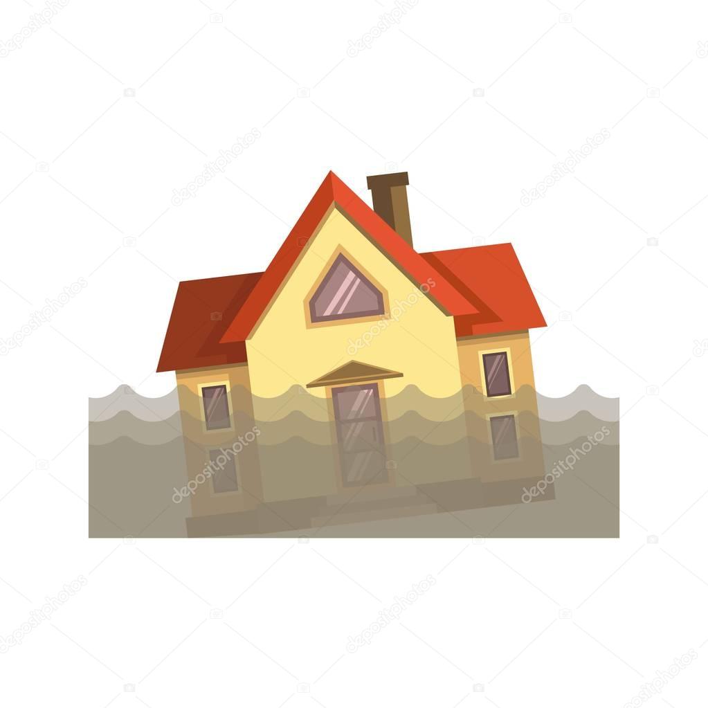 House during the flood