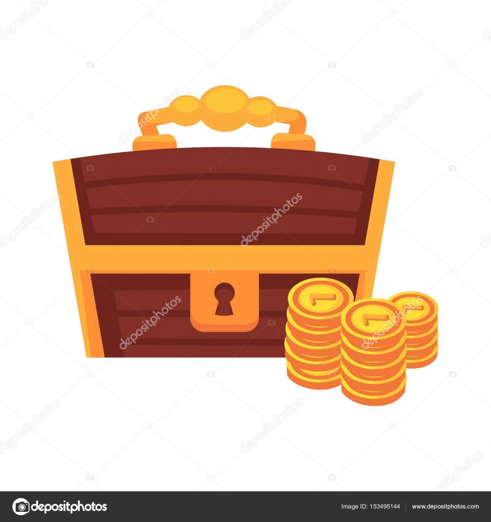 wooden chest with lock