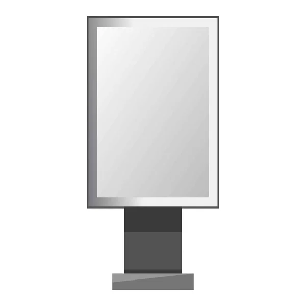 Panneau de forme rectangulaire publicitaire — Image vectorielle