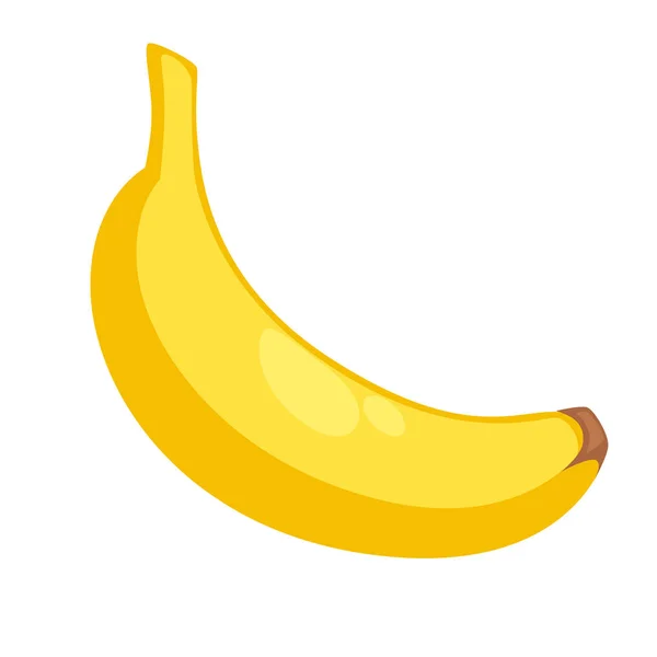 A peel sárga banán — Stock Vector