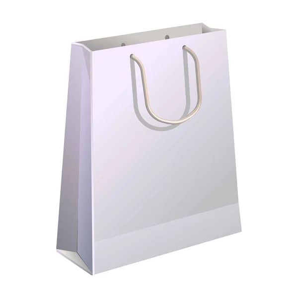 Paper shopping bag — Stock Vector