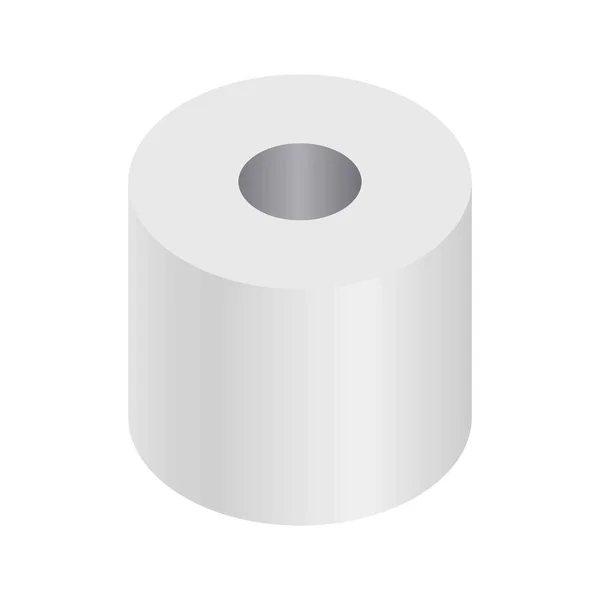 Karikatur Toilettenpapierrolle — Stockvektor