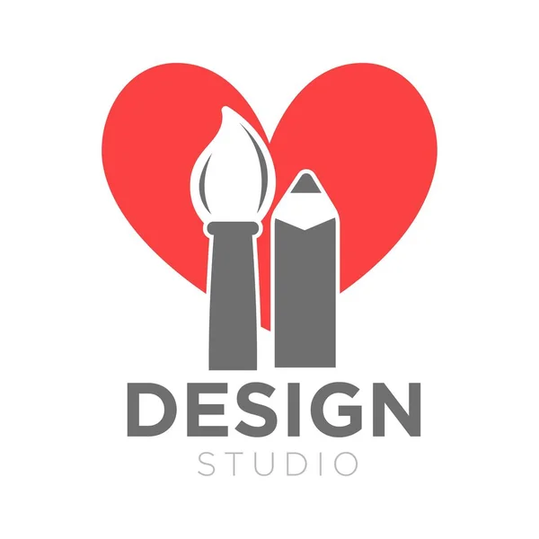 Πρότυπο λογότυπο στούντιο σχεδίασης — Διανυσματικό Αρχείο