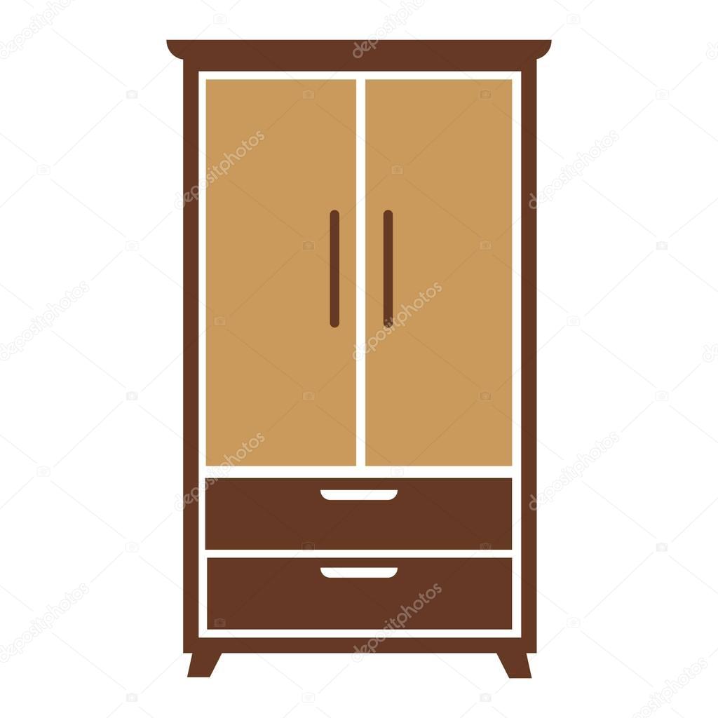  wooden simple cartoon wardrobe