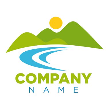 Amblemi ile şirket adı için bir yer