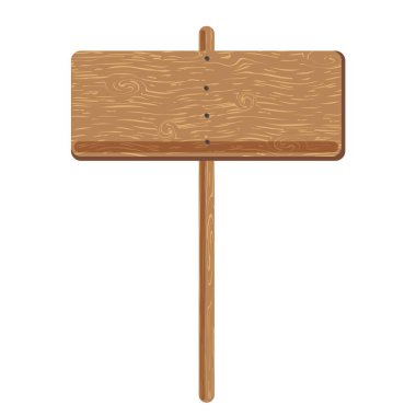 Ahşap tabela bord