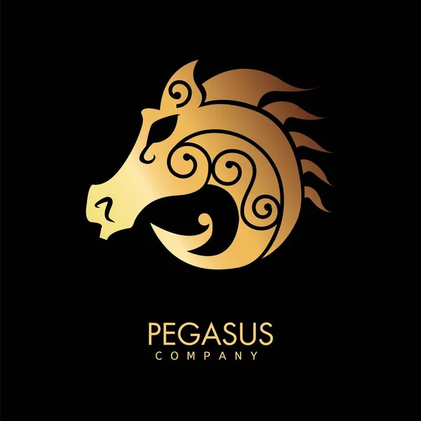 Logo de la empresa Pegasus — Archivo Imágenes Vectoriales