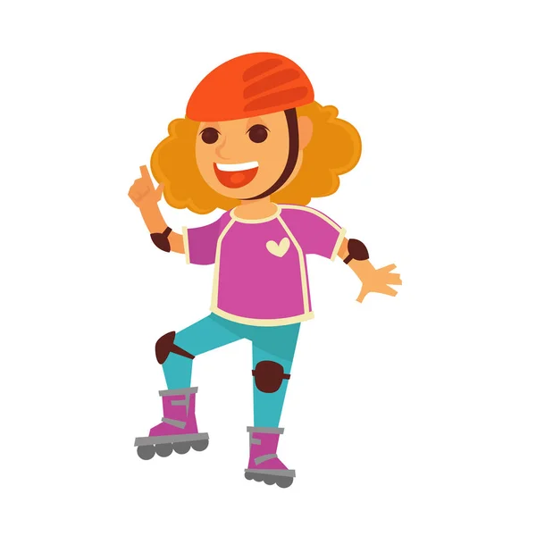 Roller Skating Girl Clipart