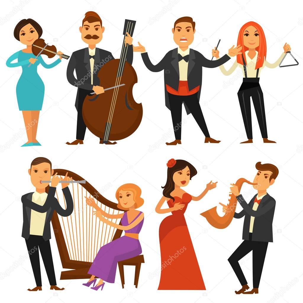 Orchestra singers icons
