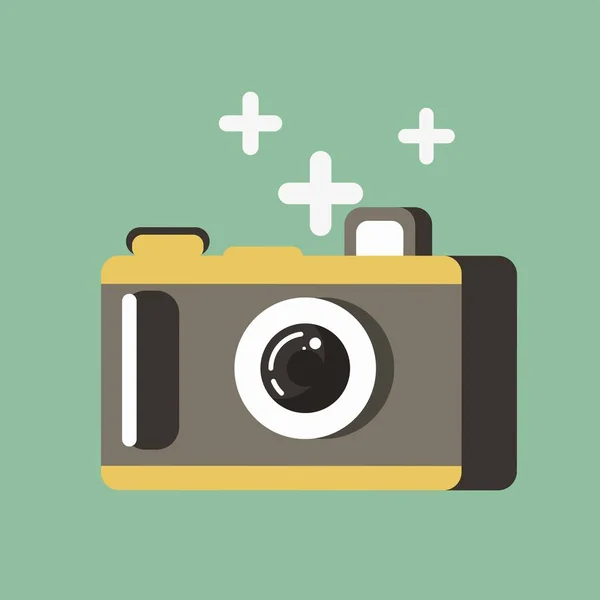 Μικρή φωτογραφική μηχανή — Διανυσματικό Αρχείο