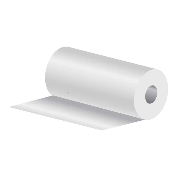 Rolo de papel toalhas — Vetor de Stock